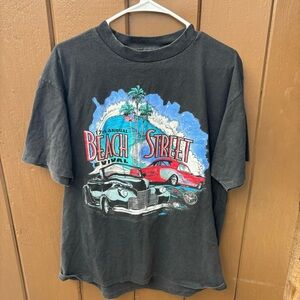Vintage 17th annual Beach Street Revival T shirt Large Made in USA single stitch